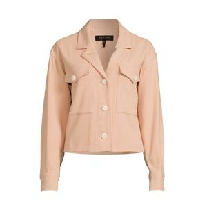 Rag & Bone Jessie Shirt Jacket in Blush, size M NWT